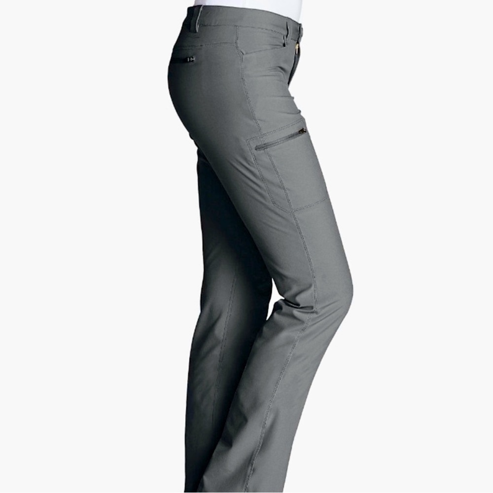 Eddie Bauer Horizon Roll Up Travex Straight Leg Pants Sz 12 - Picture 4 of 14